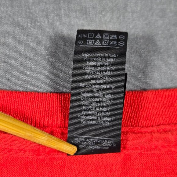 Gildan Red L T-Shirt Original Spicy Hot Sauce Tee‎ Foodie Streetwear Humor - Picture 8 of 12